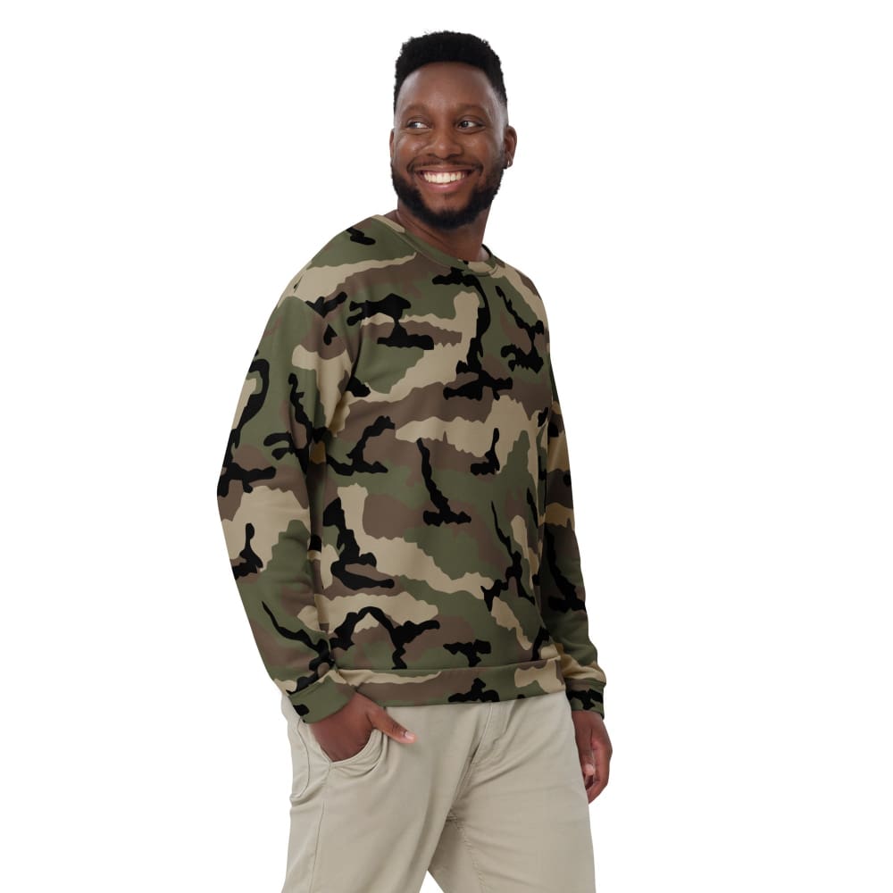 French Camouflage Centre-Europe (CCE) CAMO Unisex Sweatshirt