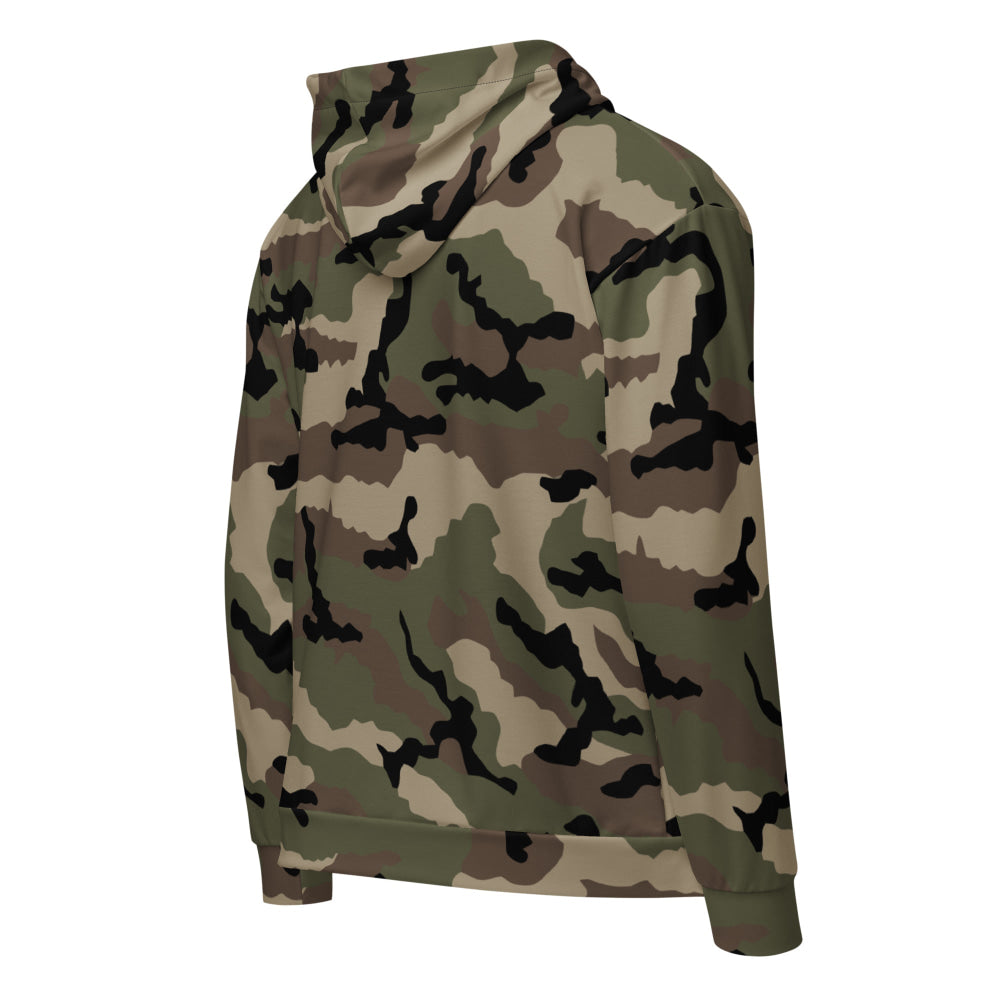 French Camouflage Centre-Europe (CCE) CAMO Unisex zip hoodie - Zip Hoodie