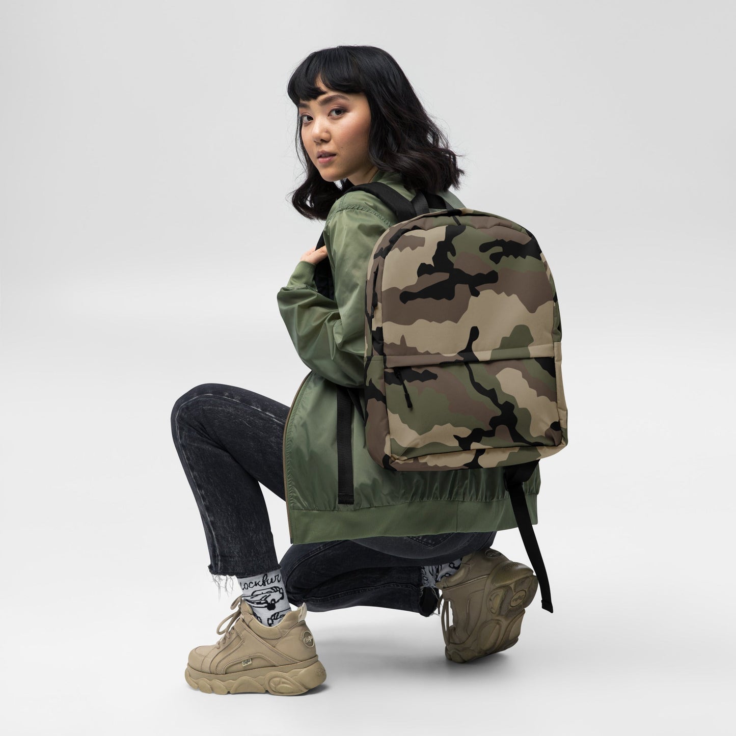 French CCE Woodland CAMO Backpack