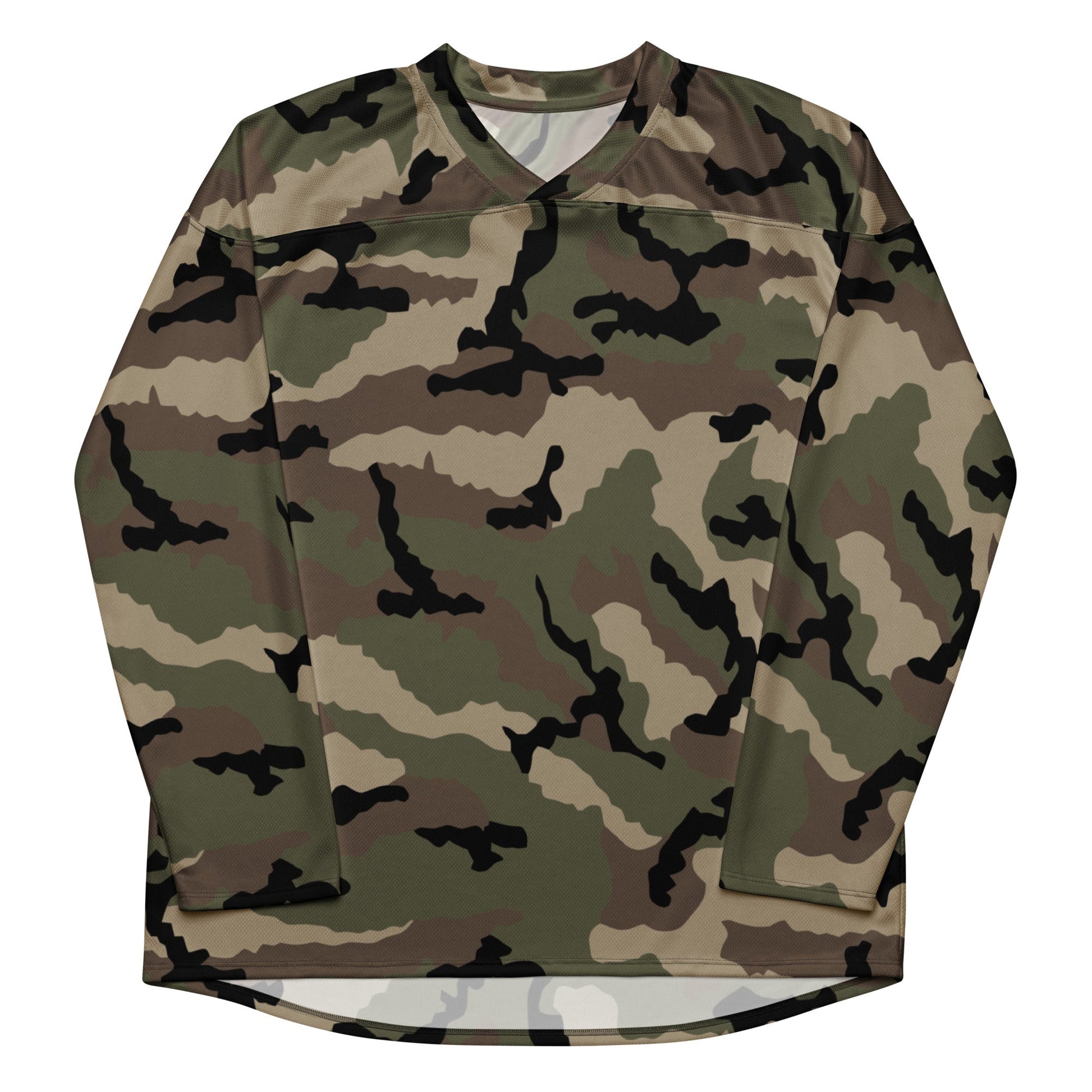 French CCE Woodland CAMO hockey fan jersey Hockey Jerseys