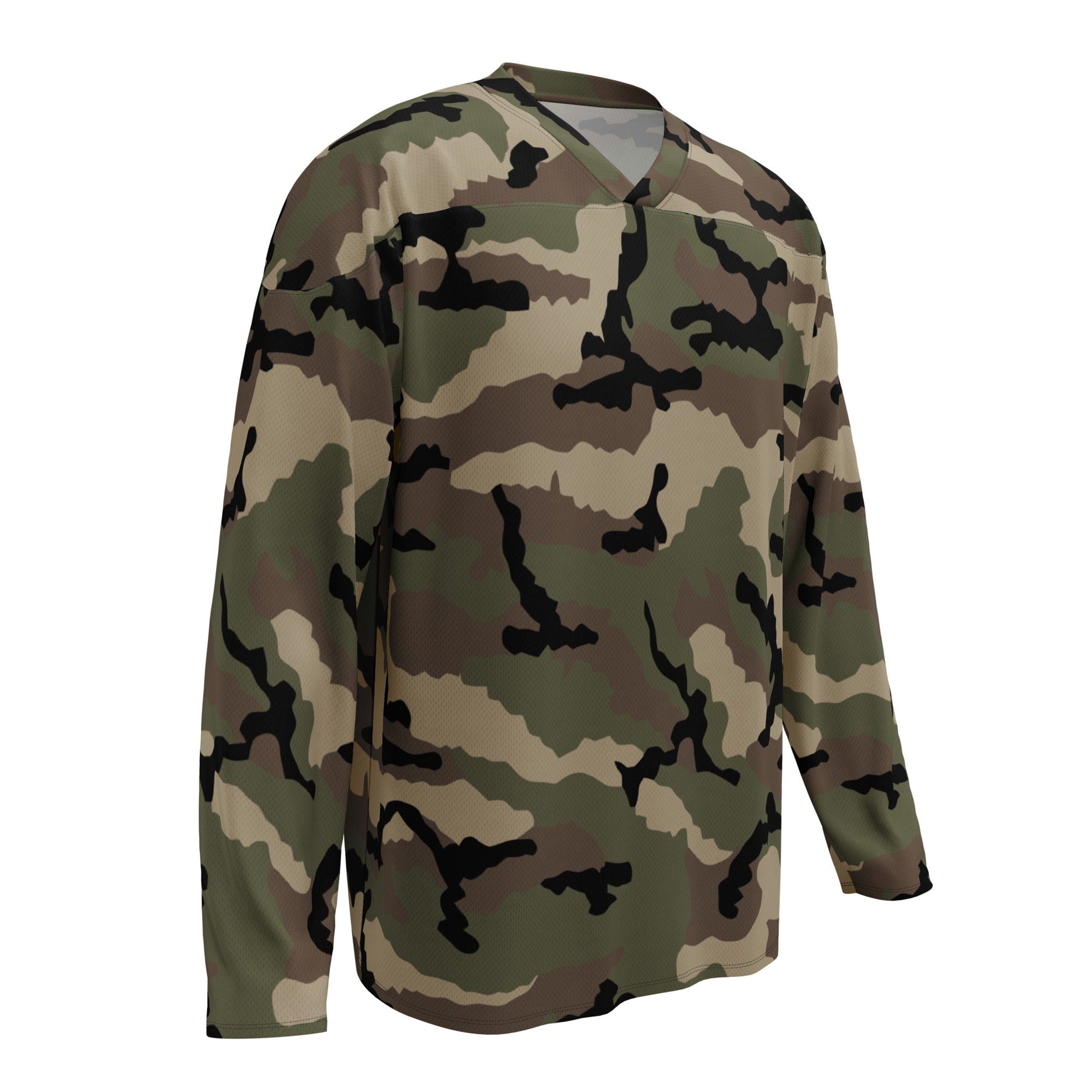 French CCE Woodland CAMO hockey fan jersey Hockey Jerseys