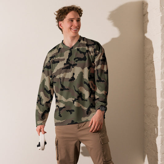 French CCE Woodland CAMO hockey fan jersey Hockey Jerseys