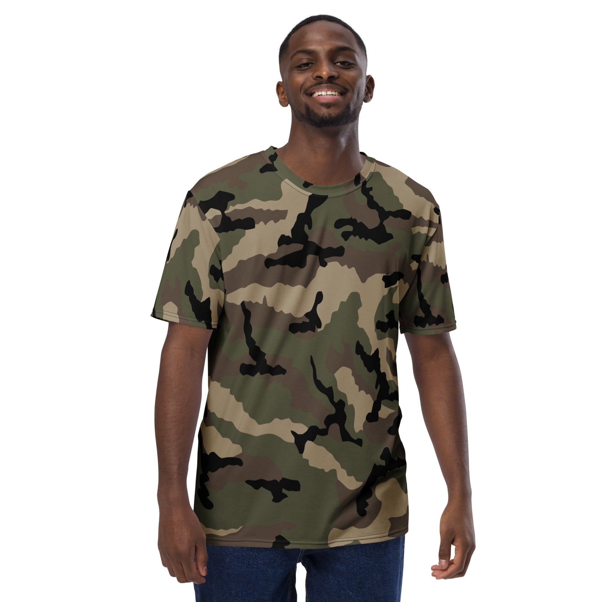 French CCE Woodland CAMO Mens t-shirt - T-Shirts