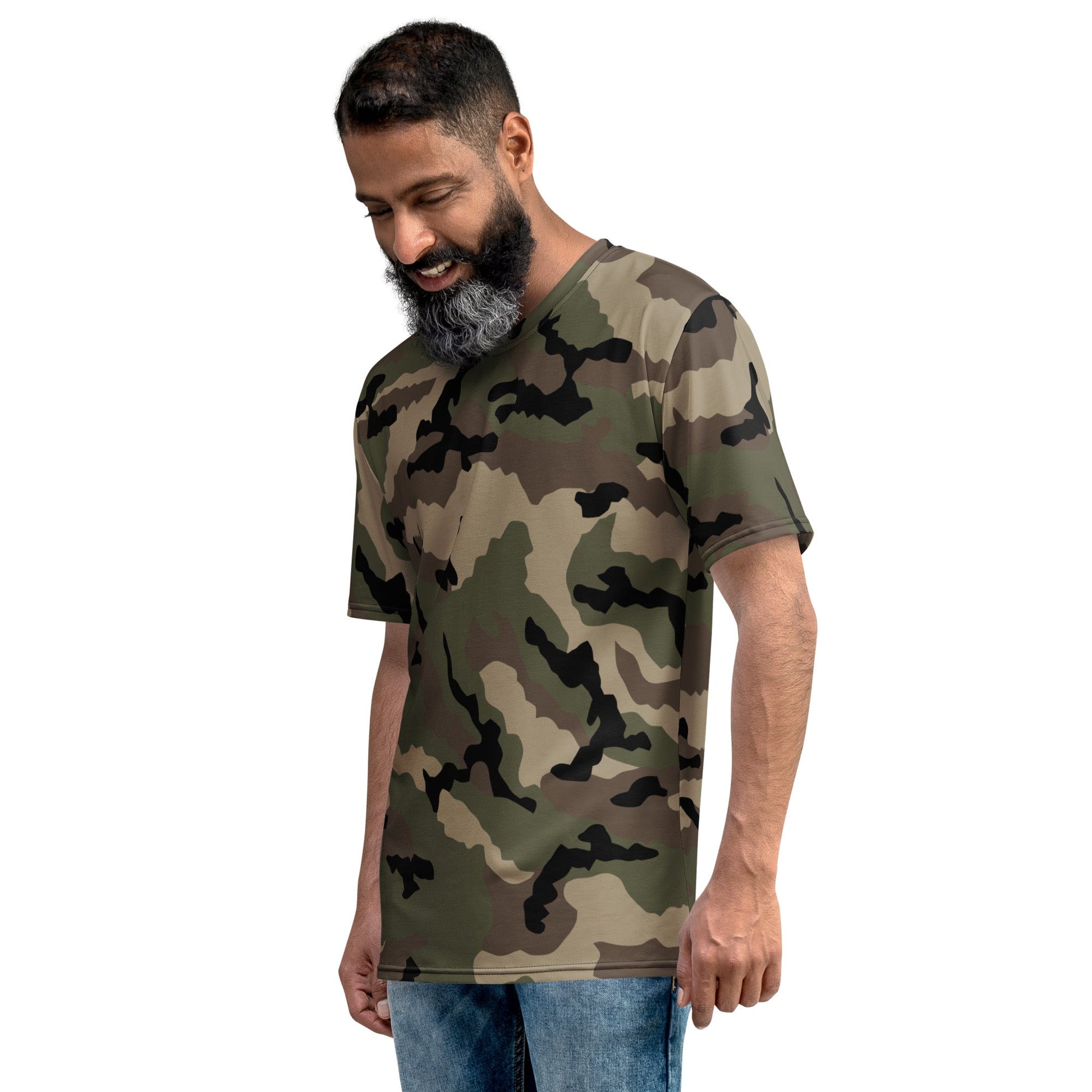French CCE Woodland CAMO Mens t-shirt - T-Shirts