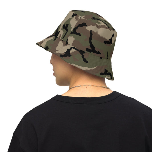 French CCE Woodland CAMO Reversible bucket hat - S/M - Bucket Hats