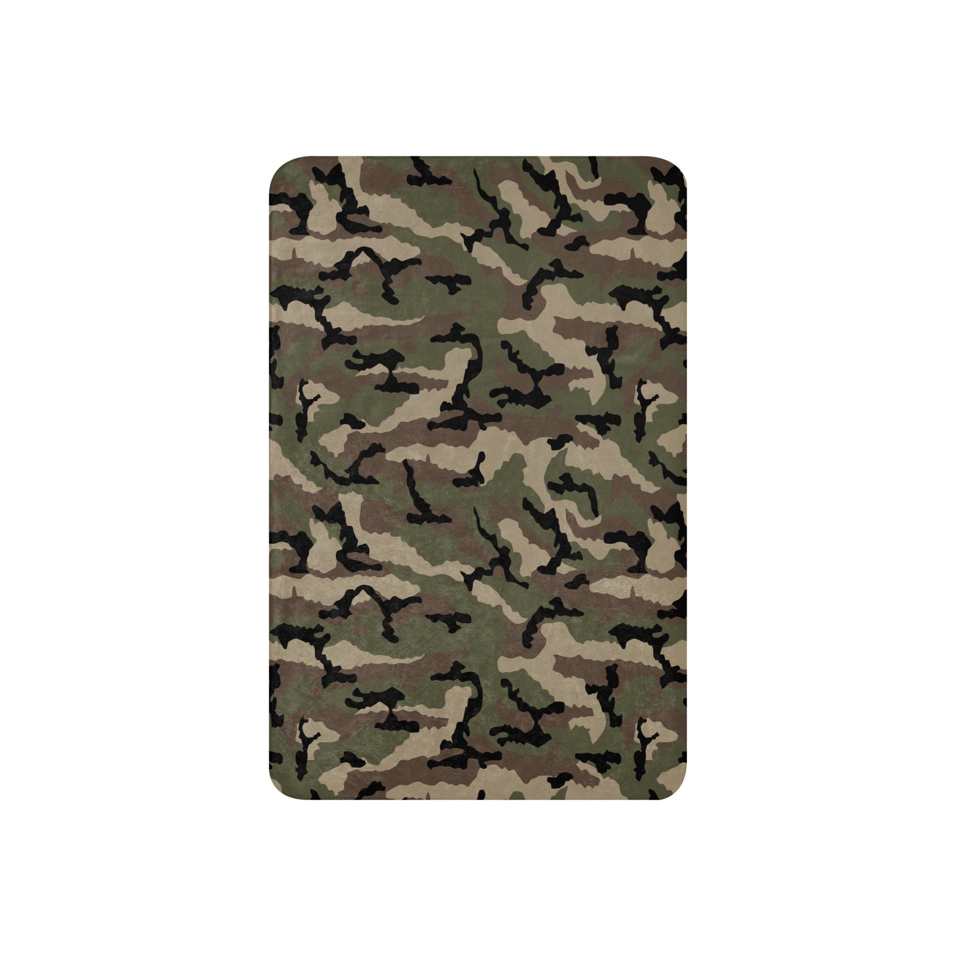 French CCE Woodland CAMO Sherpa blanket - Blankets