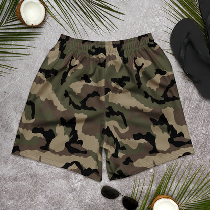 French CCE Woodland CAMO Unisex Athletic Long Shorts
