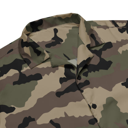 French CCE Woodland CAMO Unisex button shirt Button Shirts