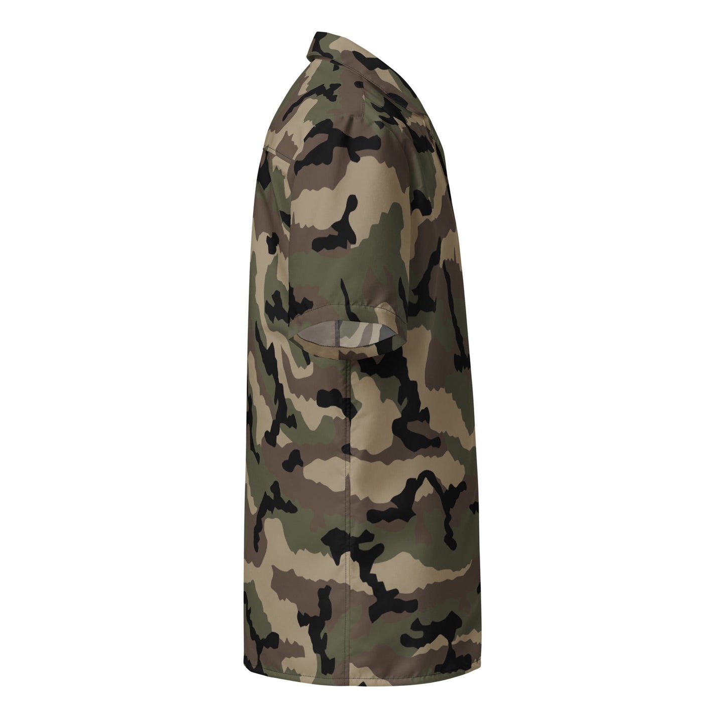 French CCE Woodland CAMO Unisex button shirt Button Shirts