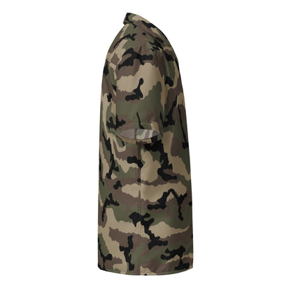 French CCE Woodland CAMO Unisex button shirt Button Shirts