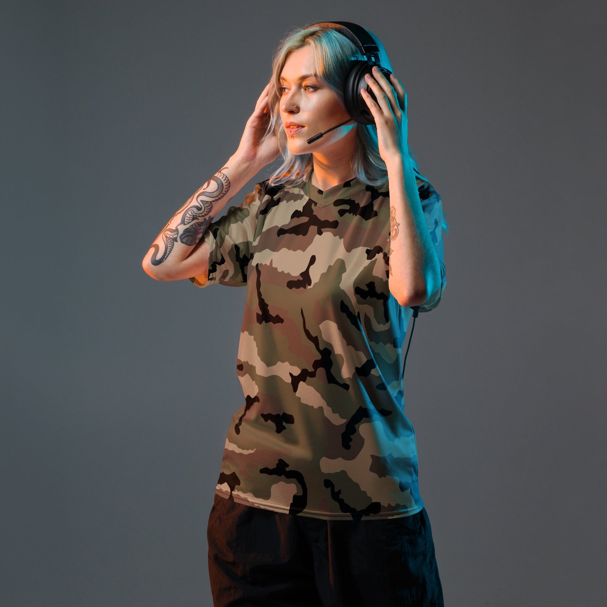 French CCE Woodland CAMO unisex sports jersey Sports Jerseys