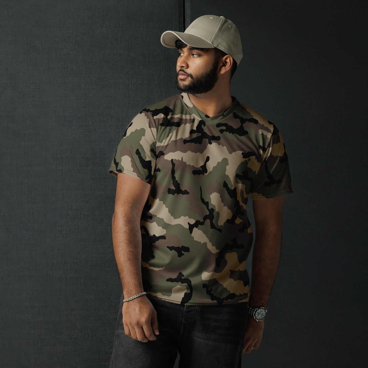 French CCE Woodland CAMO unisex sports jersey Sports Jerseys