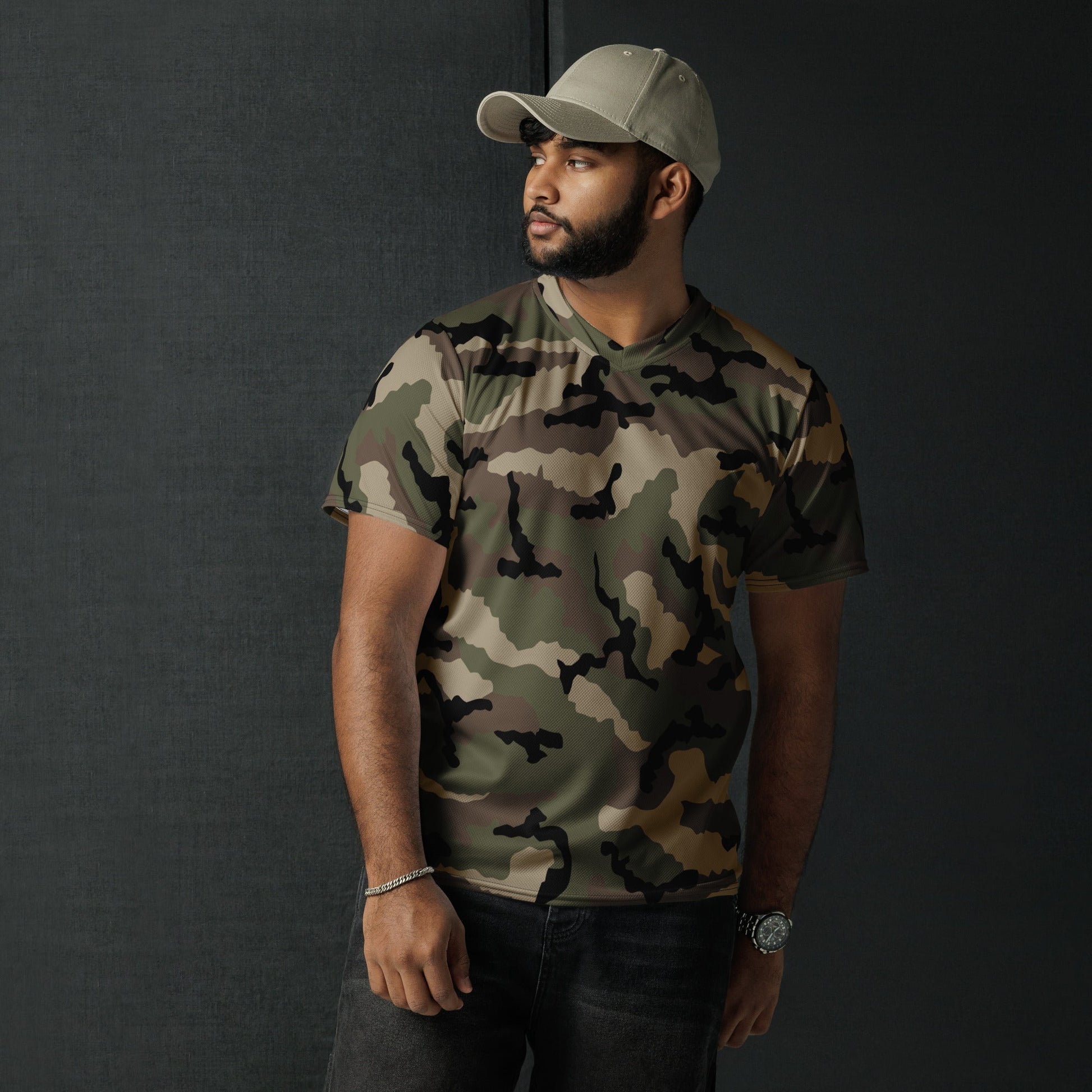 French CCE Woodland CAMO unisex sports jersey Sports Jerseys