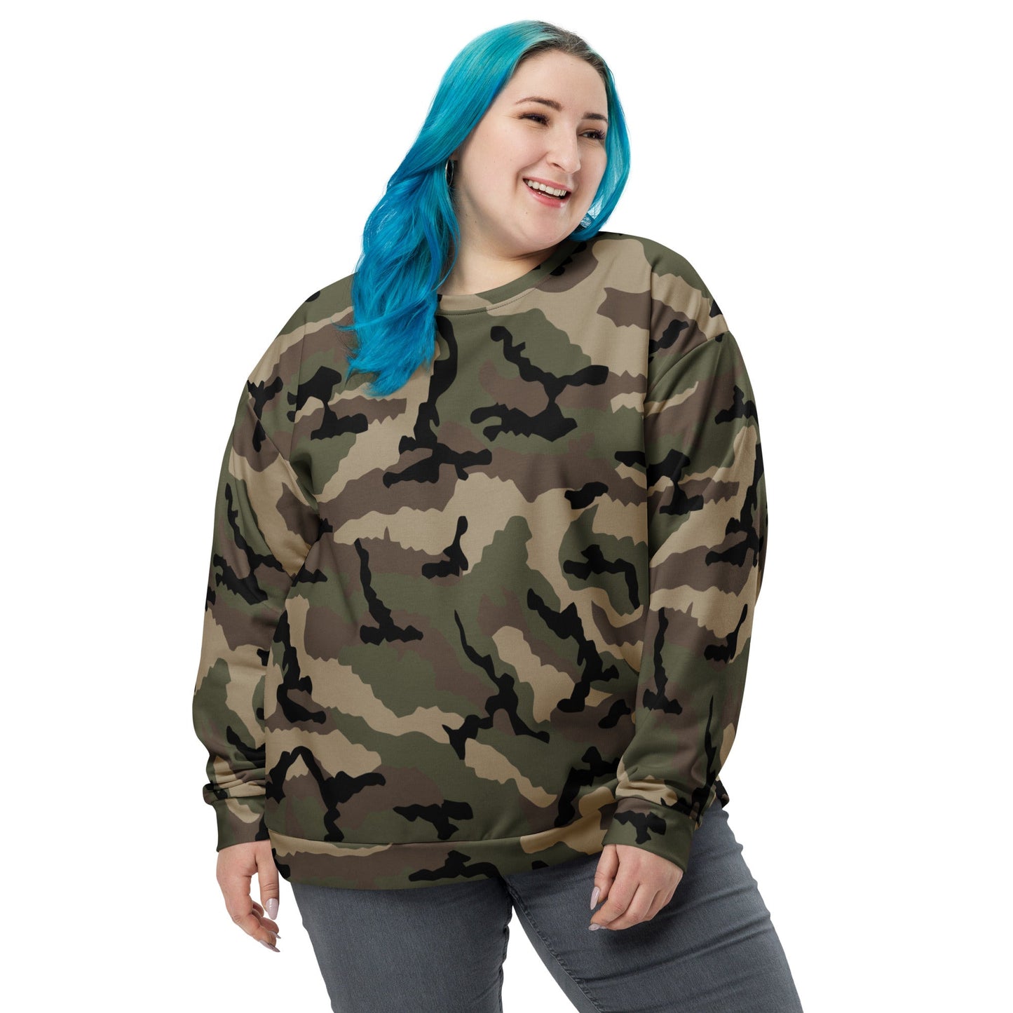 French CCE Woodland CAMO Unisex Sweatshirt - Sweatshirts
