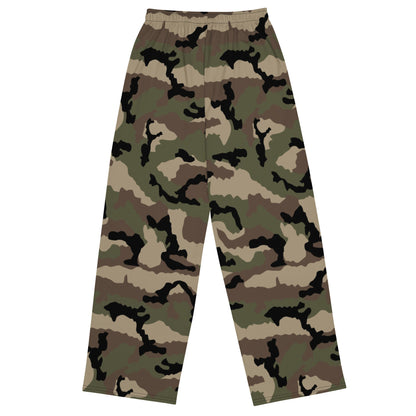 French CCE Woodland CAMO unisex wide-leg pants - Wide-leg Pants