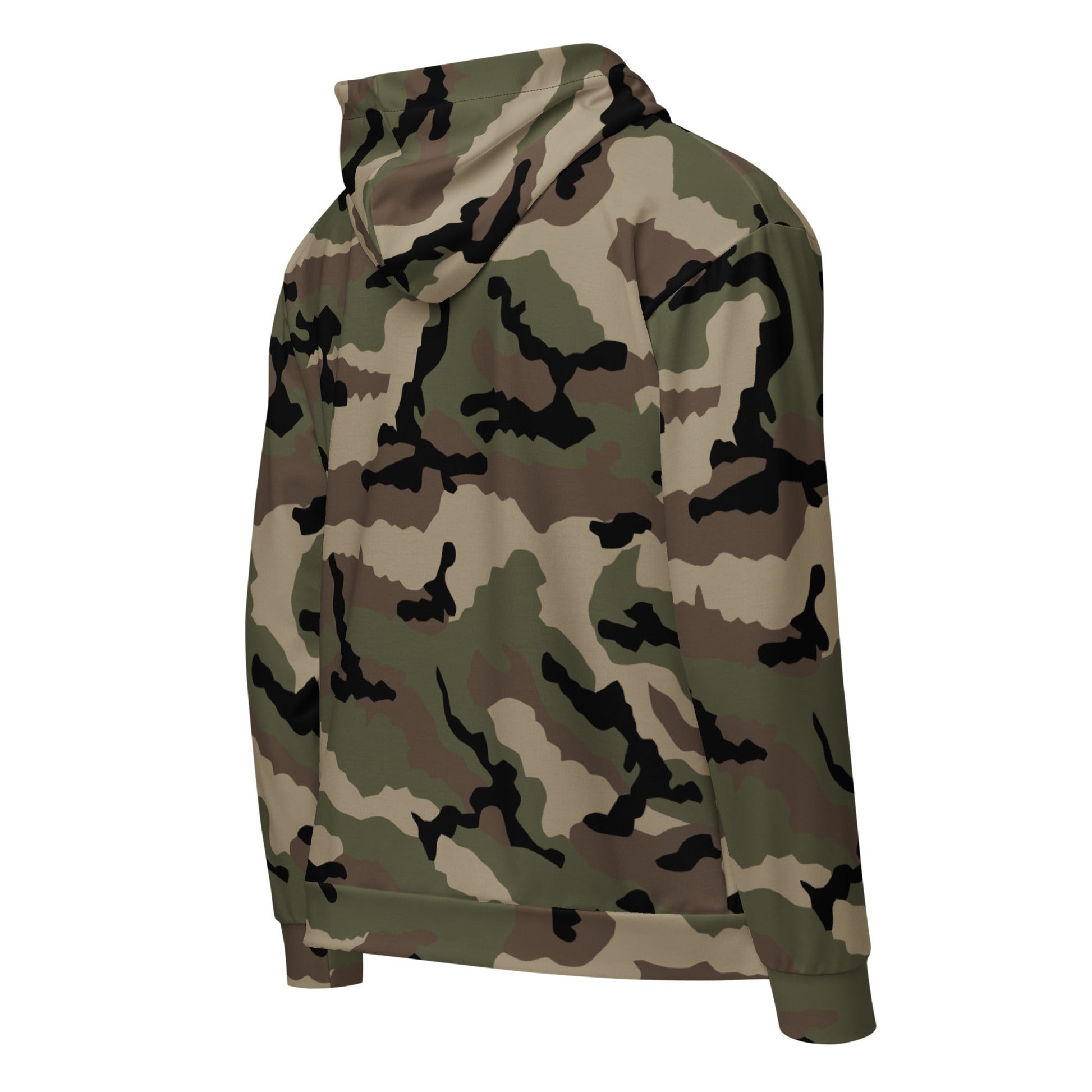French CCE Woodland CAMO Unisex zip hoodie Zip Hoodies