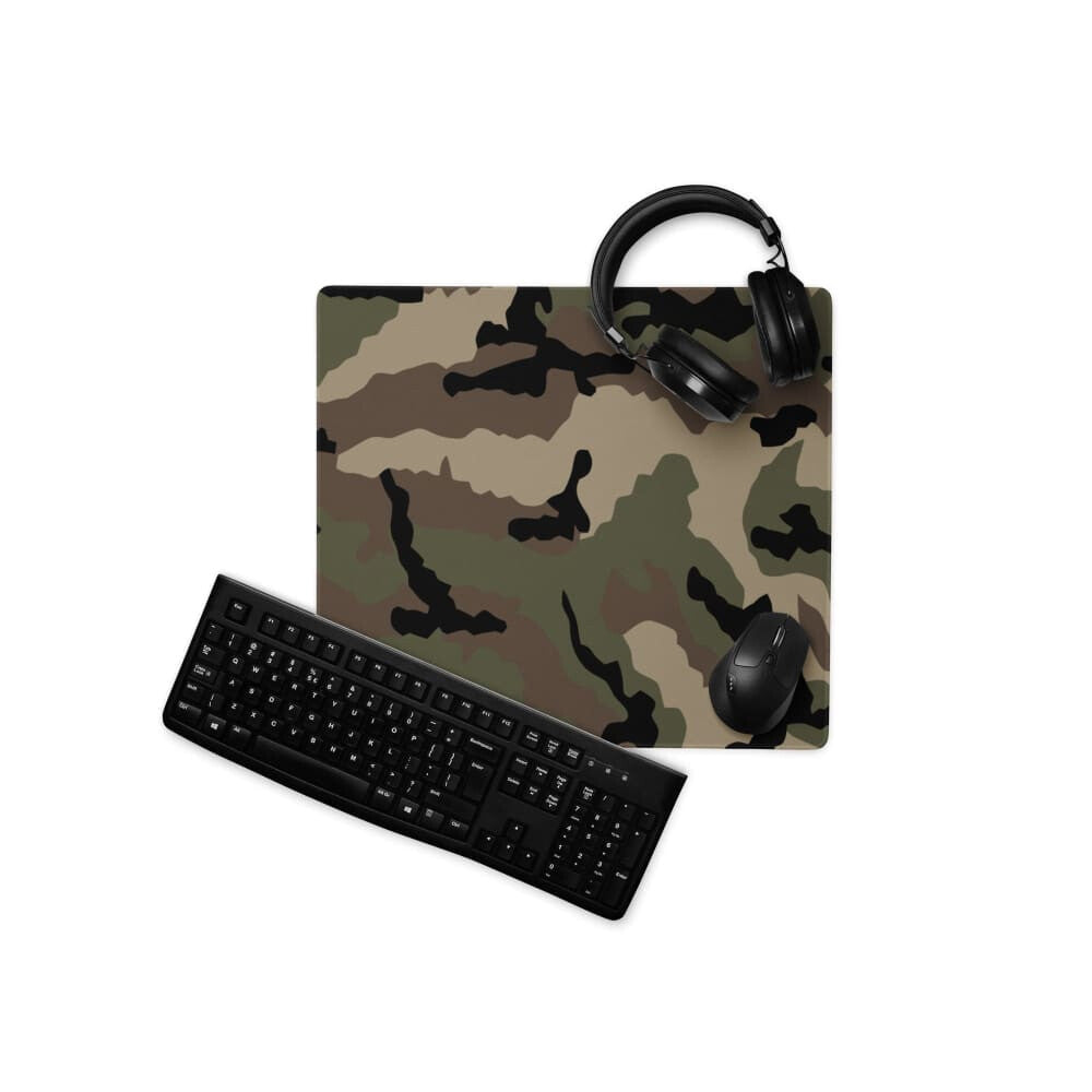 French Central Europe (CE) CAMO Gaming mouse pad - 18″×16″