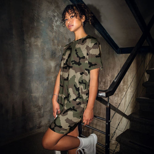 French Central Europe (CE) CAMO T-shirt dress - 2XS