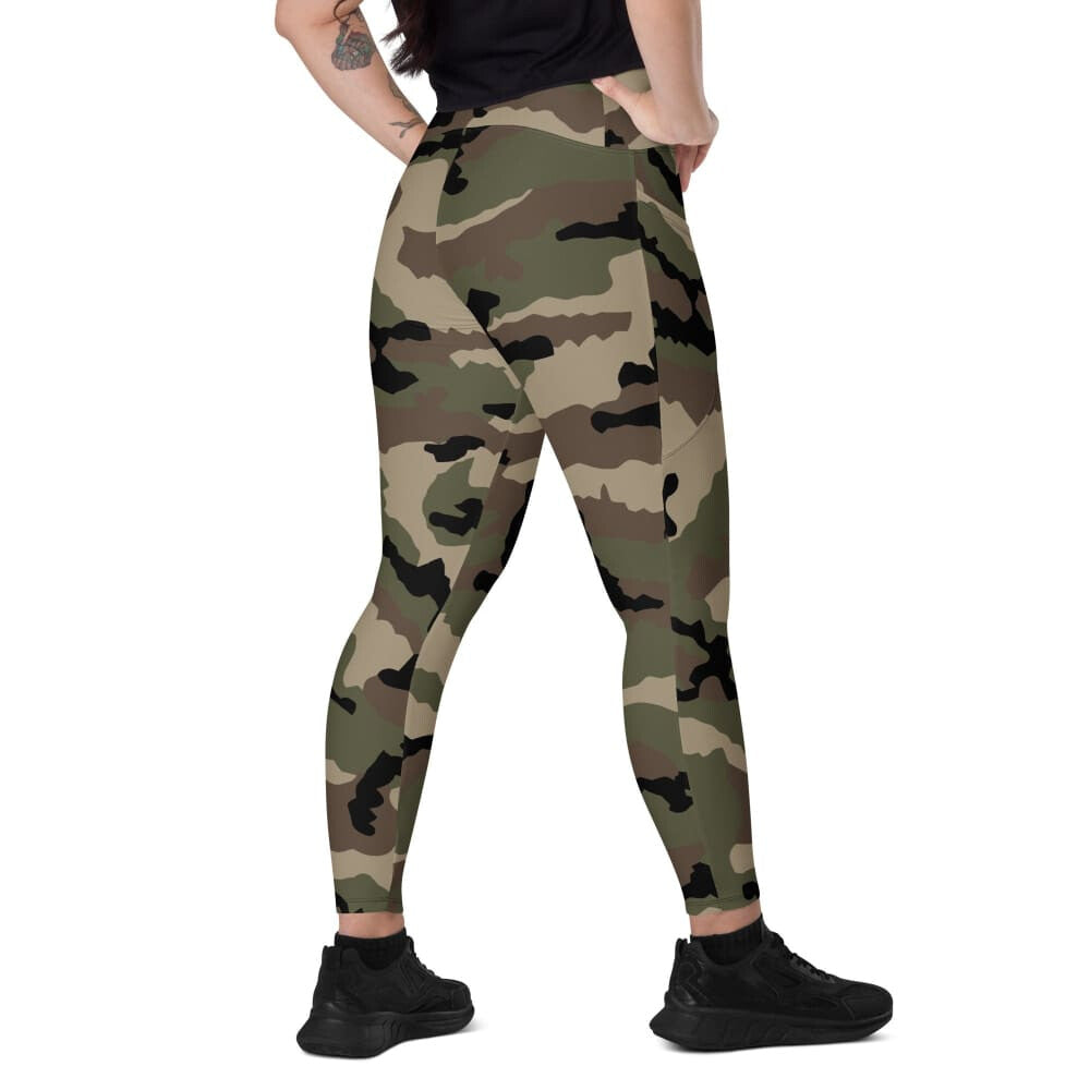 French Central Europe (CE) CAMO Women’s Leggings with pockets - 2XS