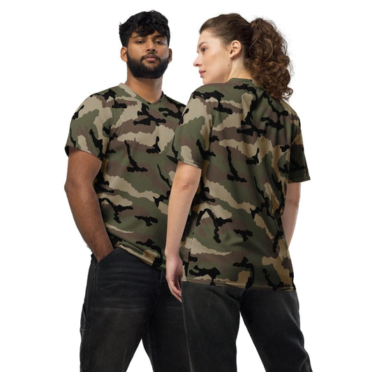 French Central Europe (CE) CAMO unisex sports jersey - 2XS