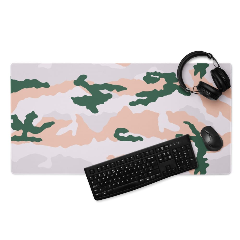 French Chasseur Alpins Tundra CAMO Gaming mouse pad - 36″×18″