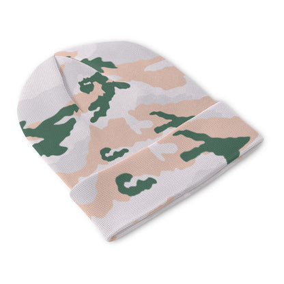 French Chasseur Alpins Tundra CAMO Knitted Beanie - U / White