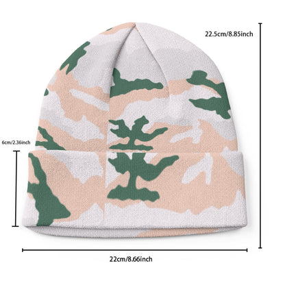 French Chasseur Alpins Tundra CAMO Knitted Beanie - U / White