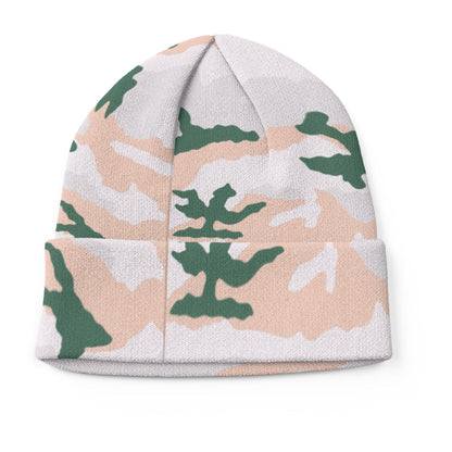 French Chasseur Alpins Tundra CAMO Knitted Beanie - U / White