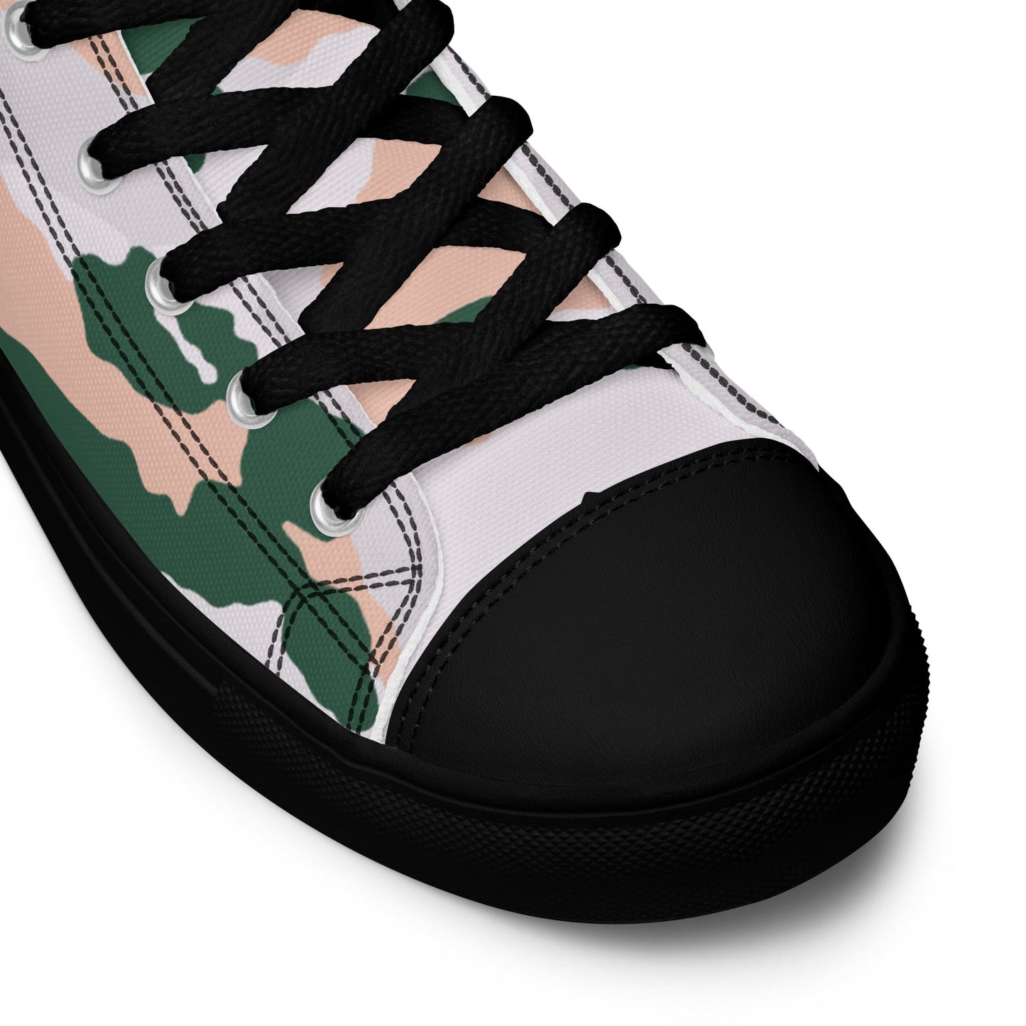 French Chasseur Alpins Tundra CAMO Mens high top canvas shoes - High Top Canvas Shoes