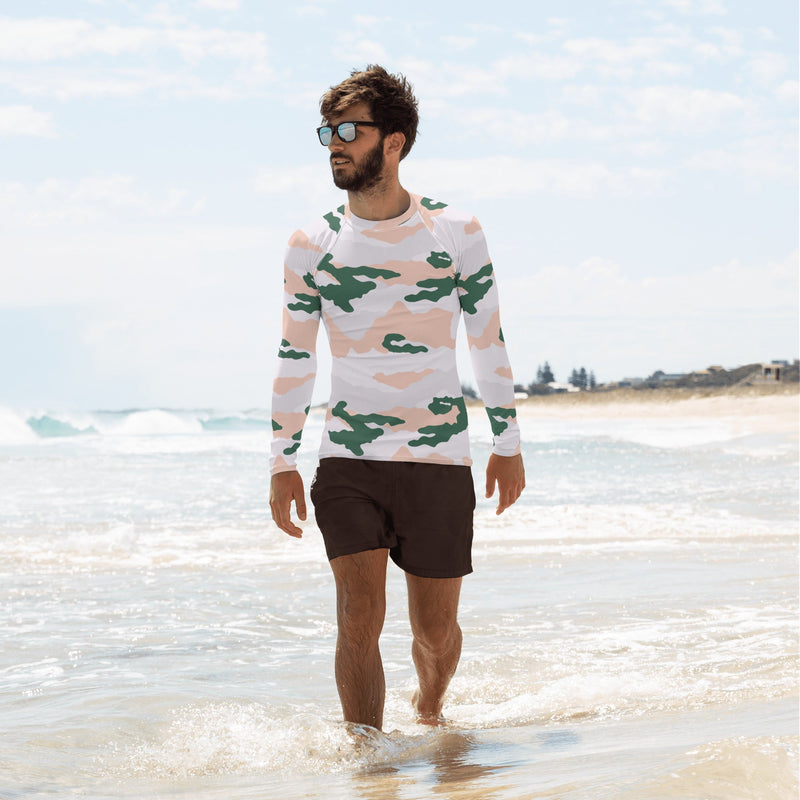Tundra Chasseur Alpins CAMO Mens Long-Sleeve Rash Guard - XS