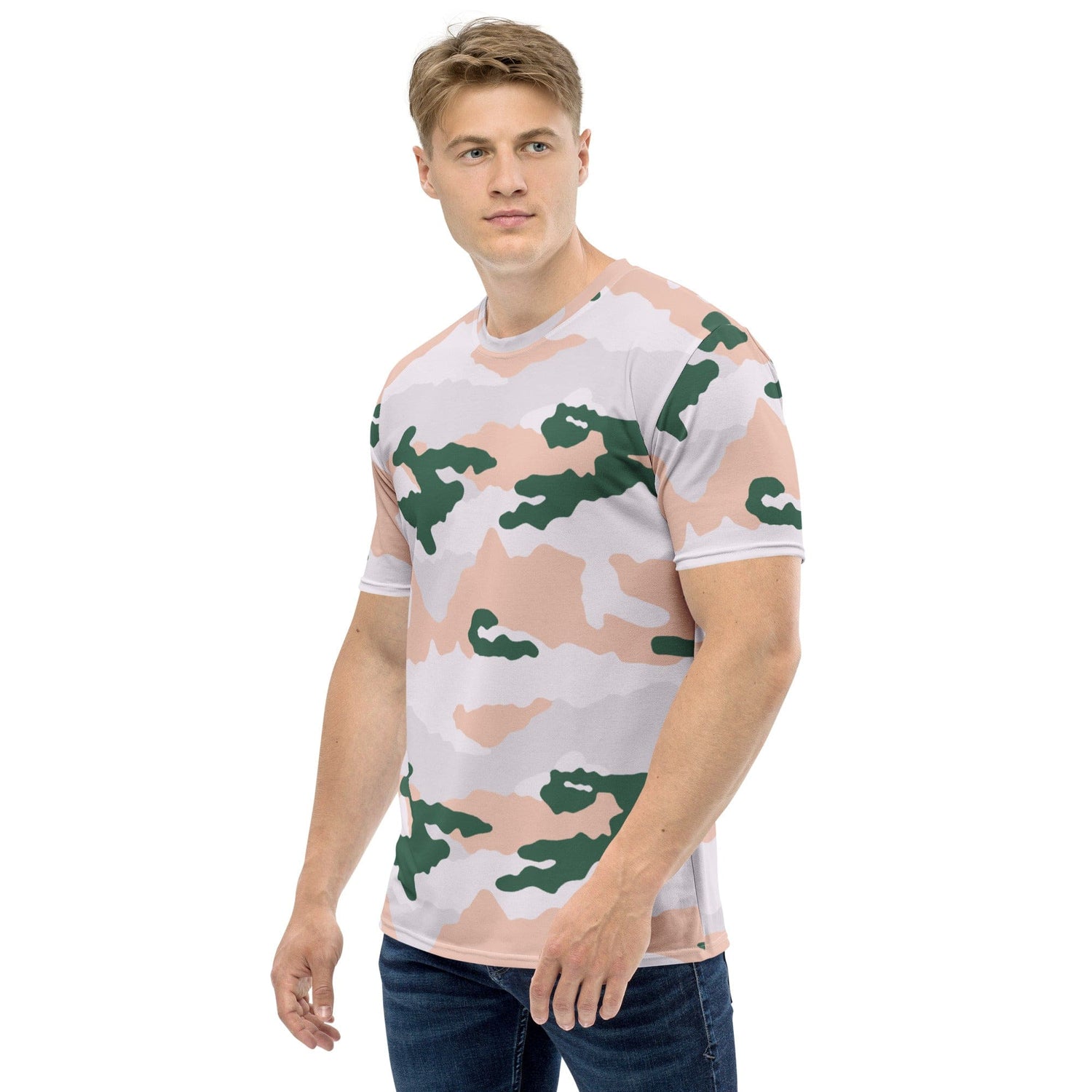 French Chasseur Alpins Tundra CAMO Men’s t-shirt - Mens T-Shirts