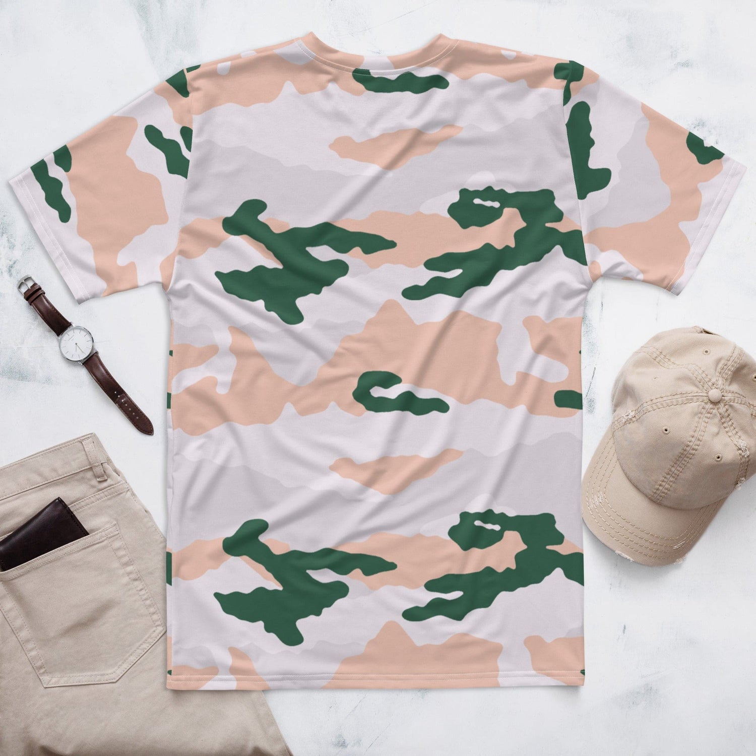 French Chasseur Alpins Tundra CAMO Men’s t-shirt - Mens T-Shirts