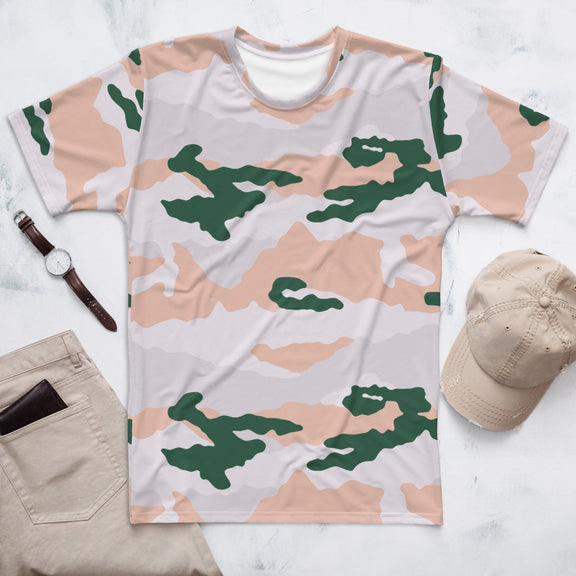 French Chasseur Alpins Tundra CAMO Men’s t-shirt - XS - Mens T-Shirts