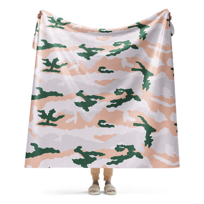 French Chasseur Alpins Tundra CAMO Sherpa Blanket - 60″×80″