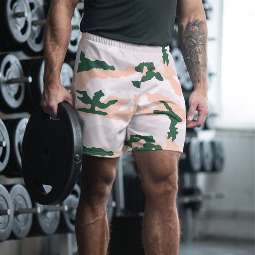 Tundra Chasseur Alpins CAMO Unisex Athletic Long Shorts - 2XS