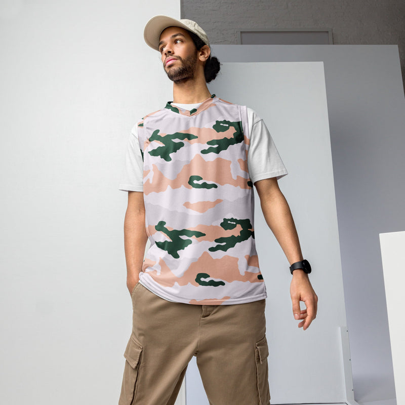Tundra Chasseur Alpins CAMO Unisex Basketball Jersey - 2XS