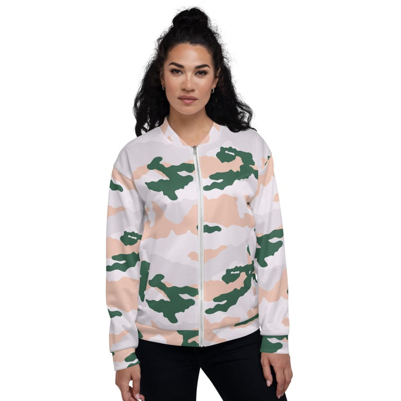 French Chasseur Alpins Tundra CAMO Unisex Bomber Jacket