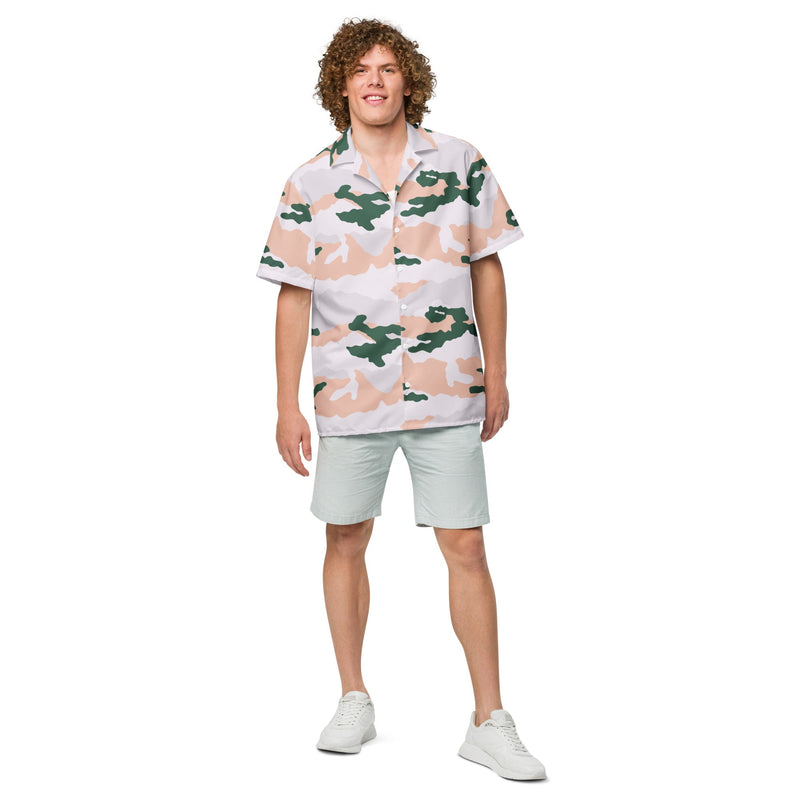 Tundra Chasseur Alpins CAMO Unisex Short-Sleeve Button Shirt - Button-Up