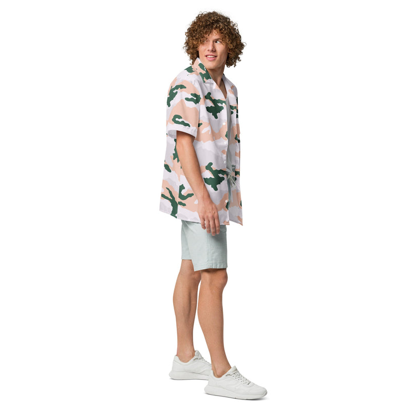 Tundra Chasseur Alpins CAMO Unisex Short-Sleeve Button Shirt - Button-Up