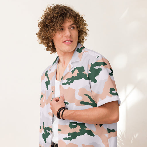 Tundra Chasseur Alpins CAMO Unisex Short-Sleeve Button Shirt - Button-Up