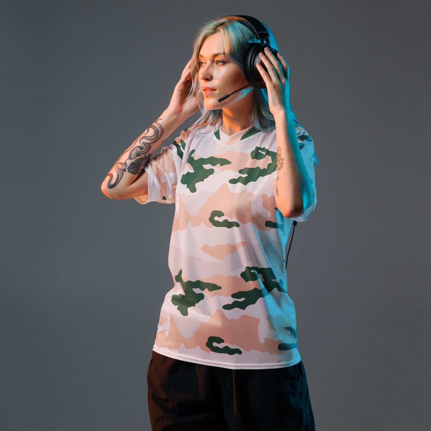 French Chasseur Alpins Tundra CAMO unisex sports jersey - Sports Jerseys