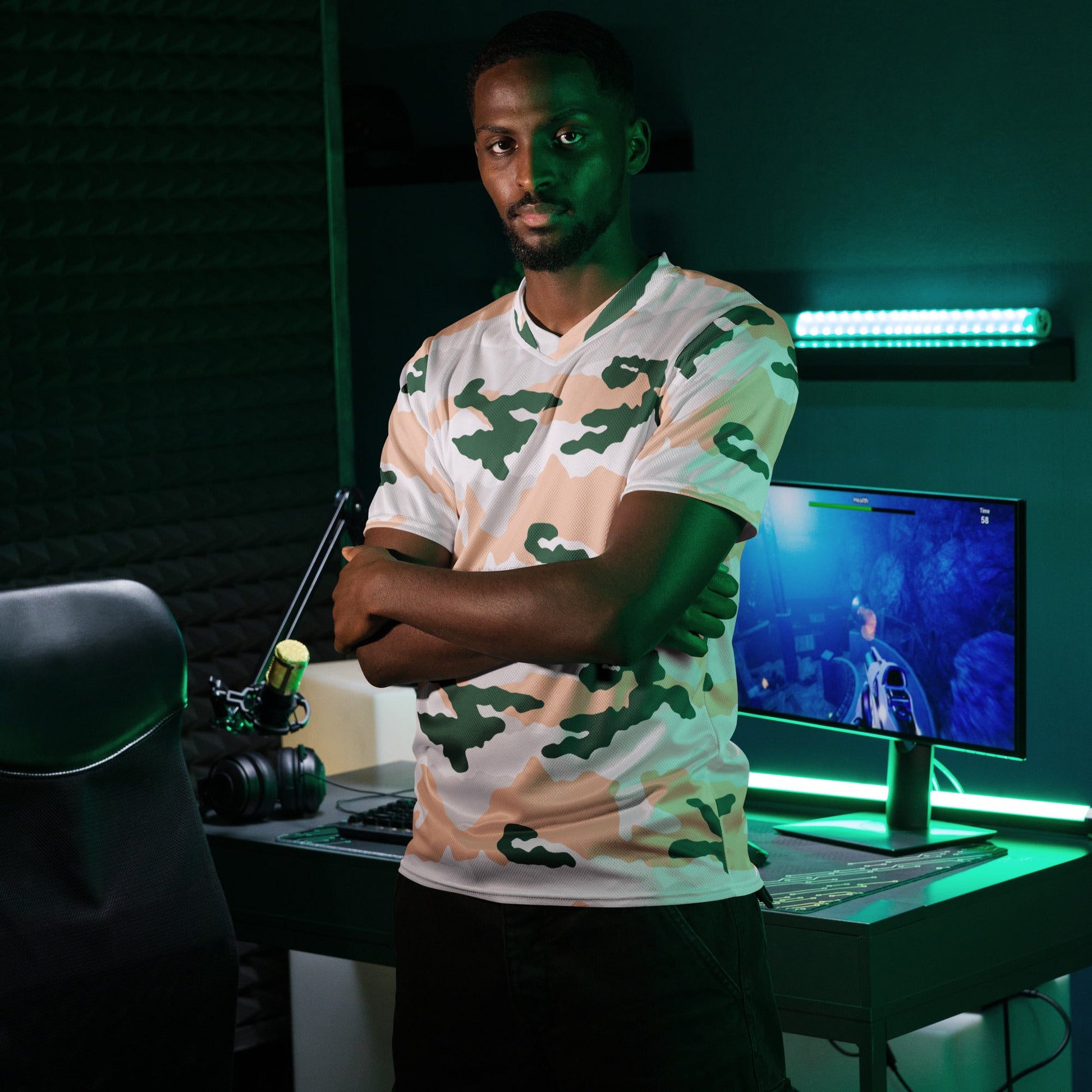 French Chasseur Alpins Tundra CAMO unisex sports jersey - Sports Jerseys