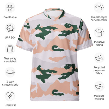 French Chasseur Alpins Tundra CAMO unisex sports jersey