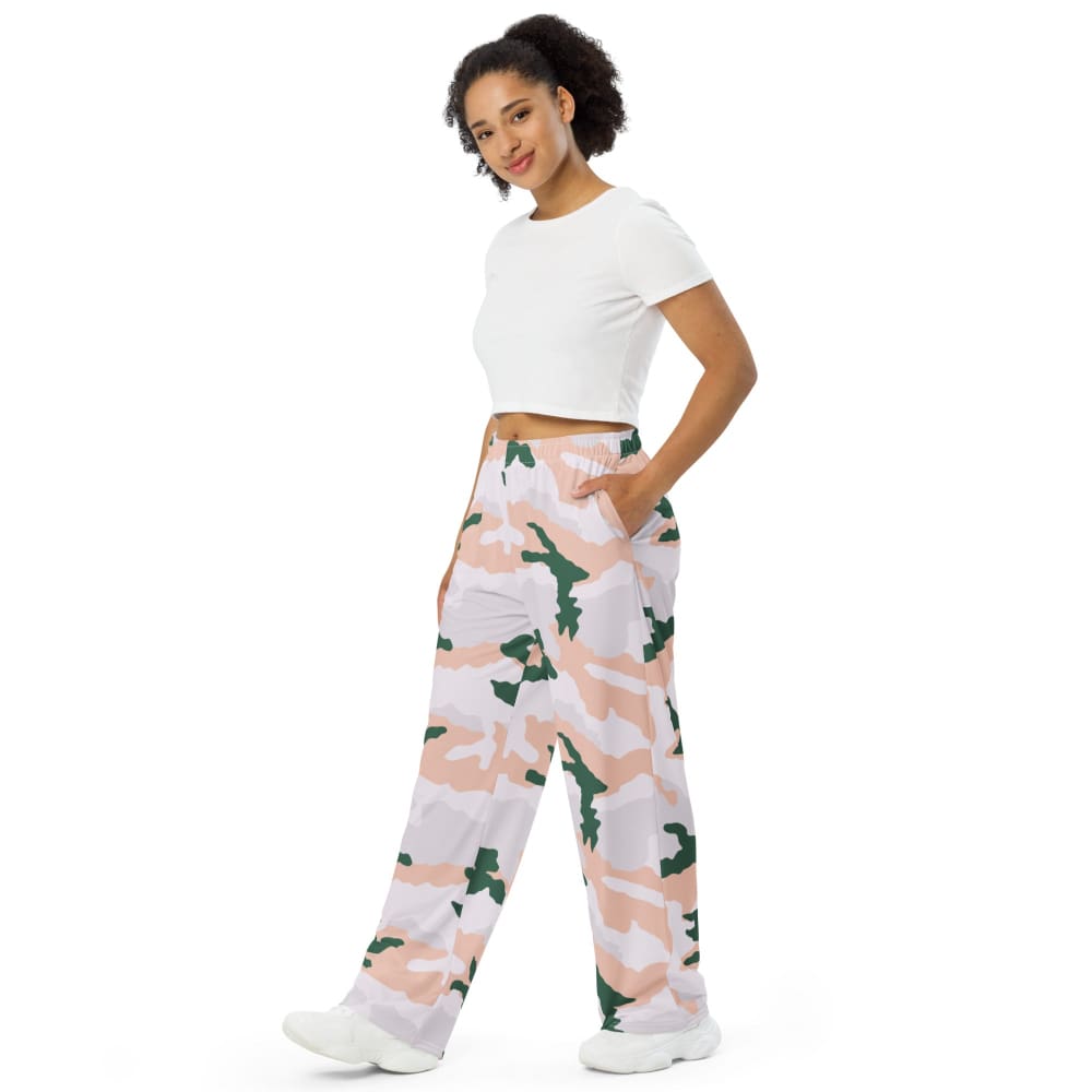 French Chasseur Alpins Tundra CAMO unisex wide-leg pants