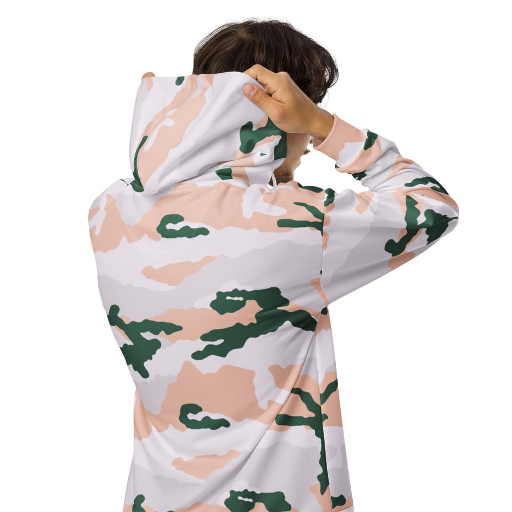 French Chasseur Alpins Tundra CAMO Unisex zip hoodie