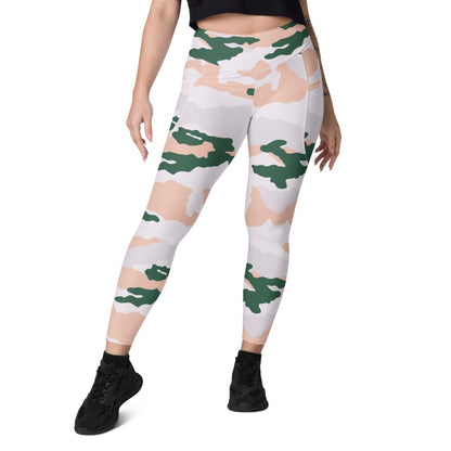 French Chasseur Alpins Tundra CAMO Women’s Leggings with pockets
