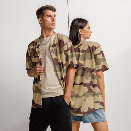 French Daguet Desert CAMO baseball jersey - 2XS - Baseball Jerseys