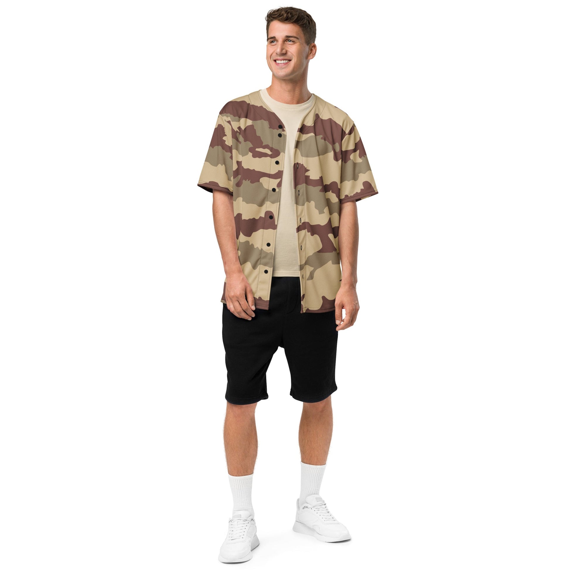 French Daguet Desert CAMO baseball jersey - Baseball Jerseys
