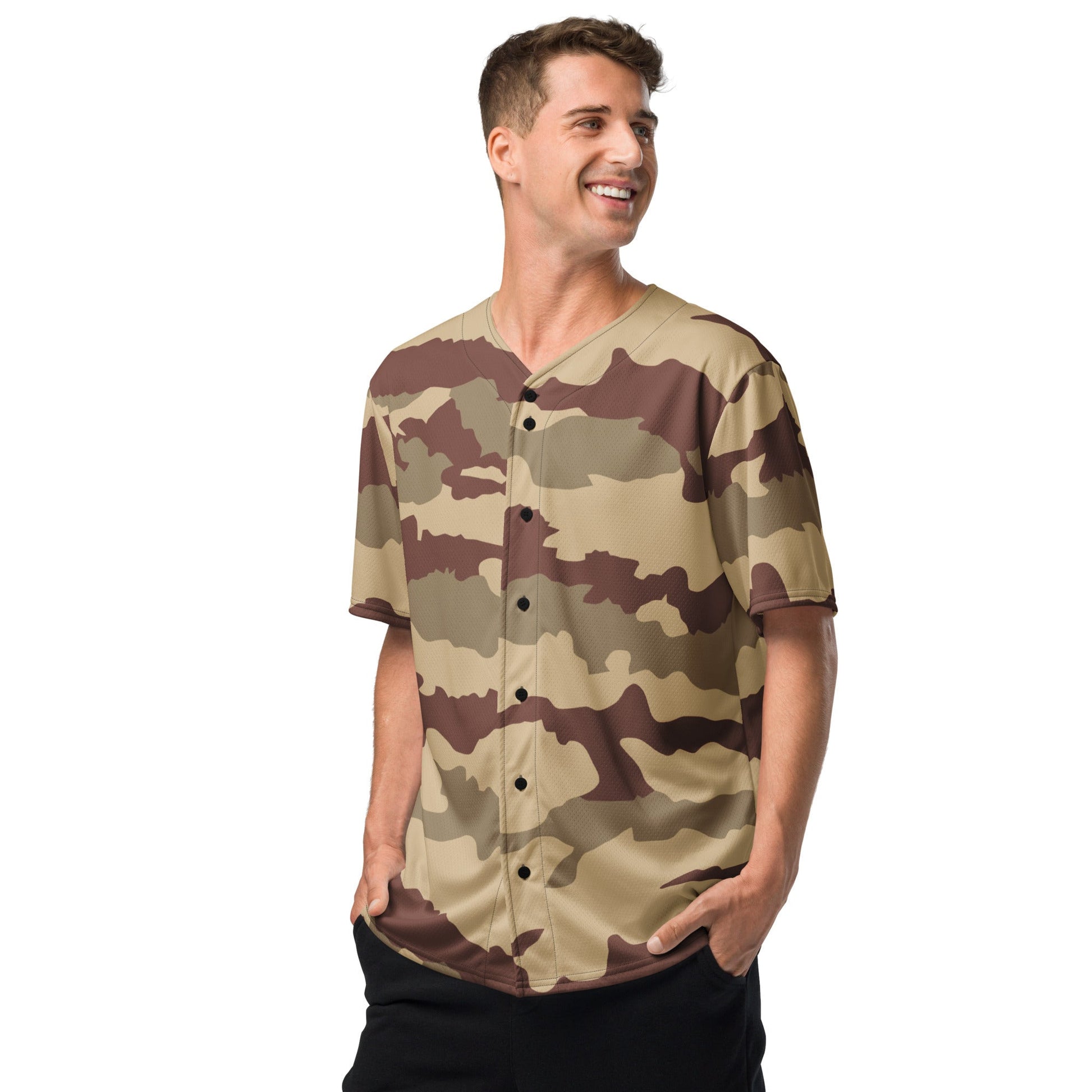 French Daguet Desert CAMO baseball jersey - Baseball Jerseys