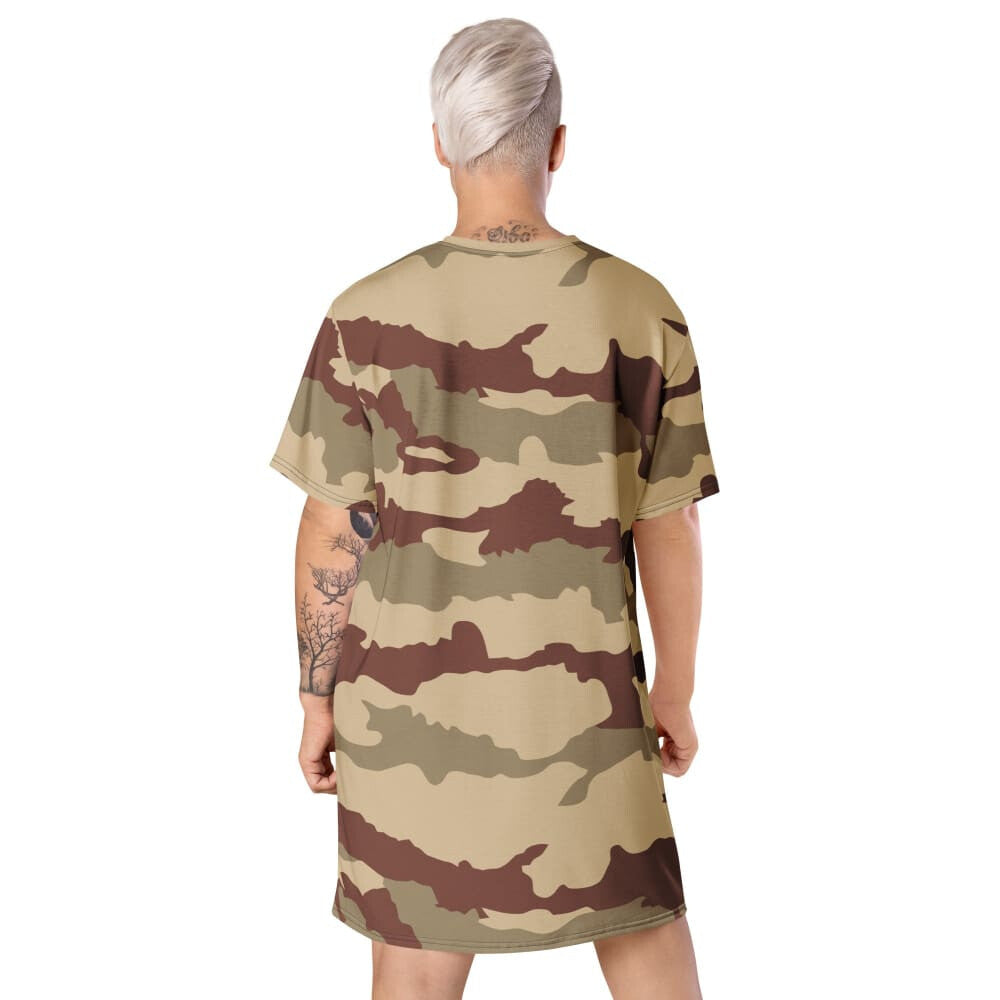 French Daguet Desert CAMO T-shirt dress
